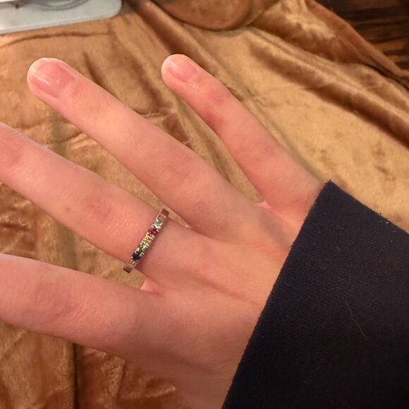 Birthstone ring - 5 Stones - Picture 2 of 3